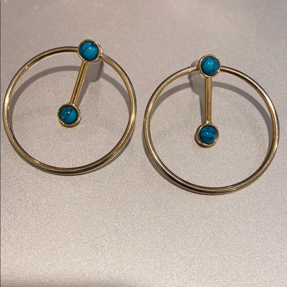 Turquoise Stone Earrings